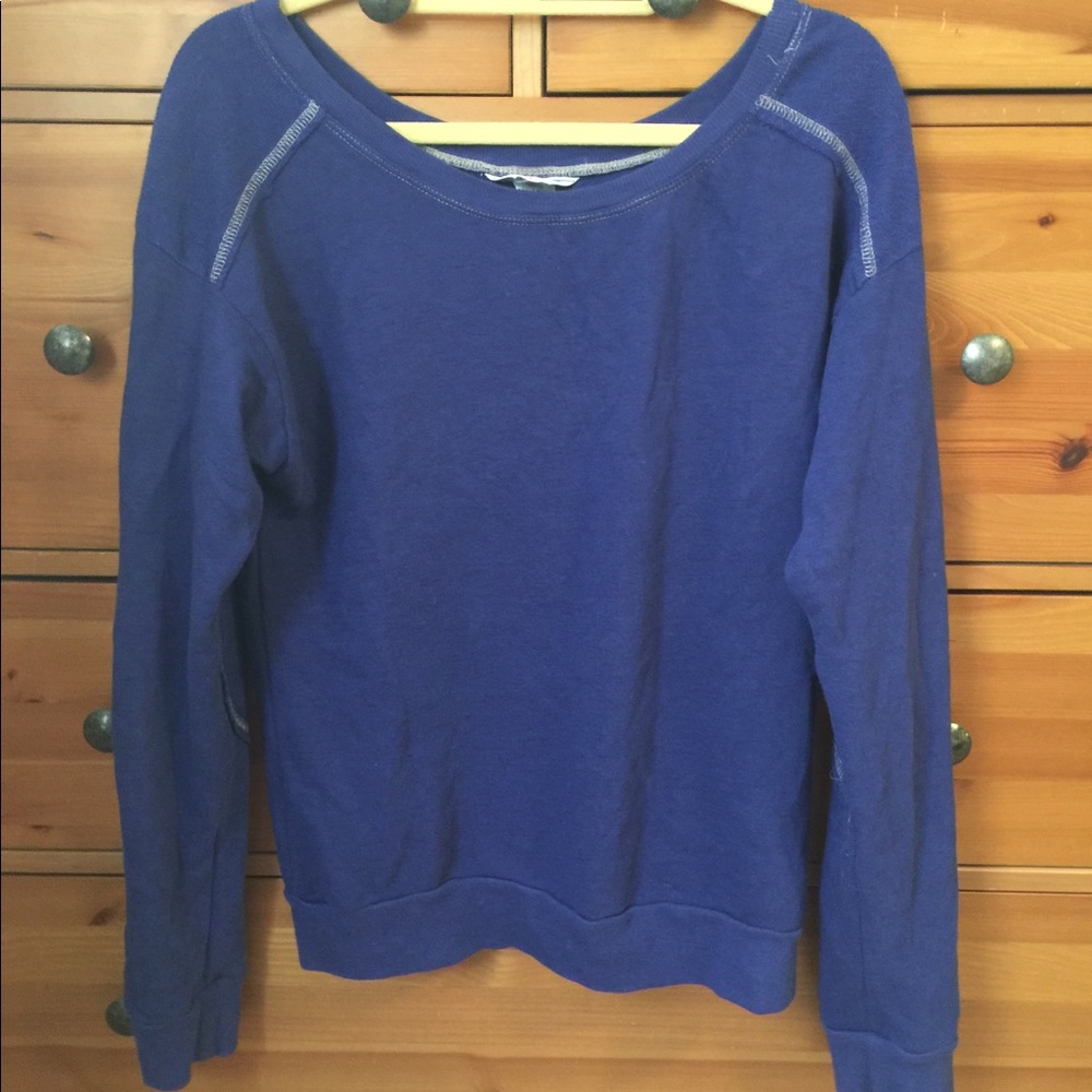 Hard Tail slouchy sweatshirt, Purple, XS